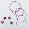 Knitpro rotacinis valas prisukamiems virbalams (violetinės spalvos)