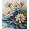 B7039 - Ežeras su vandens lelijomis (Lake With Water Lilies) siuvinėjimo rinkinys Luca-S