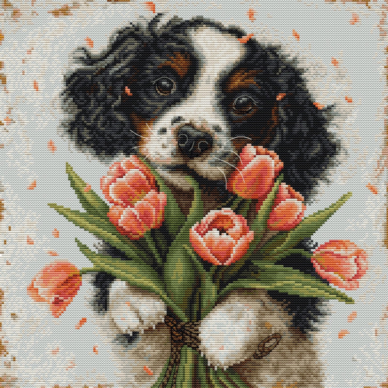 BU5067 - Kokerspanielio šuniukas (The Cocker Spaniel Puppy) siuvinėjimo rinkinys Luca-S BU5067 - Kokerspanielio šuniukas (The Cocker Spaniel Puppy) siuvinėjimo rinkinys Luca-S