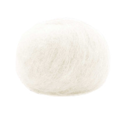 1650 - pieno balta Lana Gatto Mohair Royal