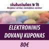 80€ vertės elektroninis dovanų kuponas siulusiulas.lt