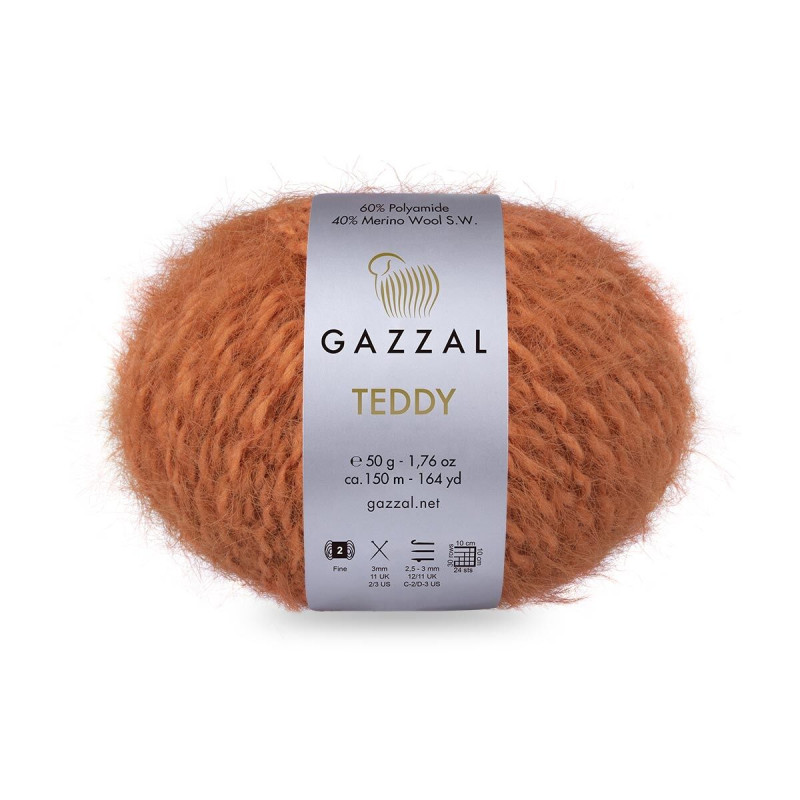 6546 - terakota Gazzal Teddy 6546 - terakota Gazzal Teddy