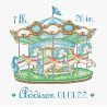 LETI L8047 - Kūdikių karuselė (Baby Carousel) siuvinėjimo rinkinys Letistitch