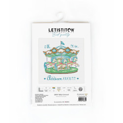 LETI L8047 - Kūdikių karuselė (Baby Carousel) siuvinėjimo rinkinys Letistitch
