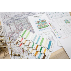 LETI L8047 - Kūdikių karuselė (Baby Carousel) siuvinėjimo rinkinys Letistitch