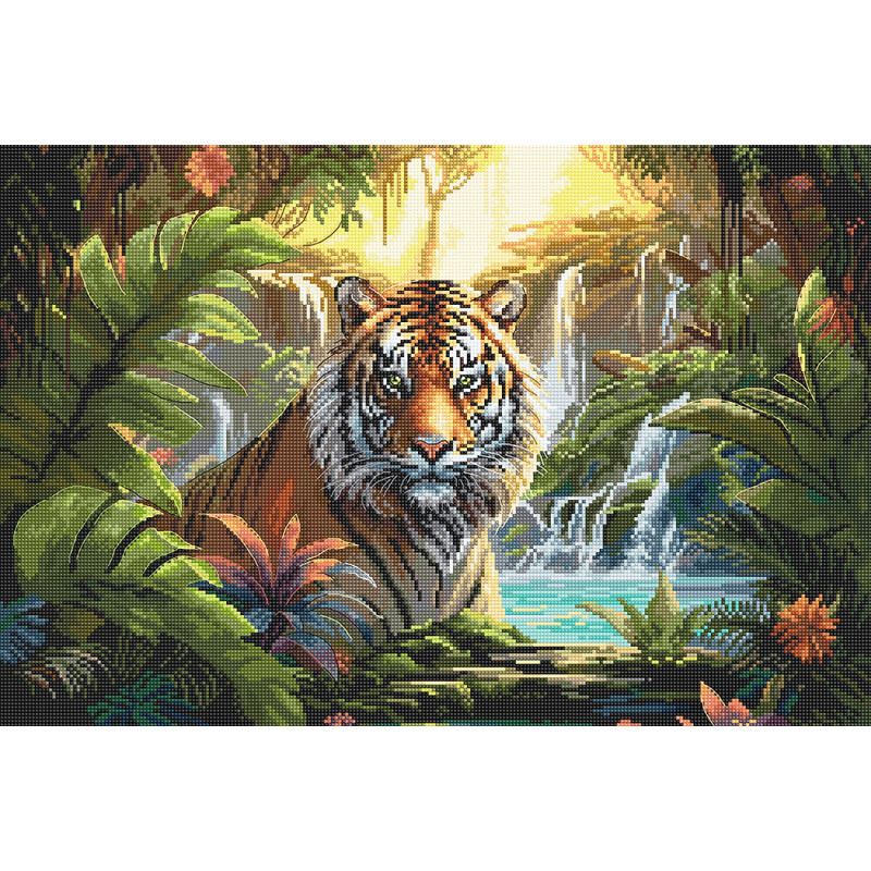 L9900 - Krioklio poilsis (Waterfall Rest) siuvinėjimo rinkinys Letistitch L9900 - Krioklio poilsis (Waterfall Rest) siuvinėjimo rinkinys Letistitch