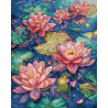L9910 - Vandens lelija (Water lily) siuvinėjimo rinkinys Letistitch