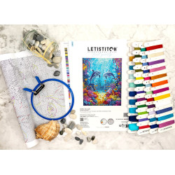 L9911 - Jūros gyvenimas (Sea Life) siuvinėjimo rinkinys Letistitch