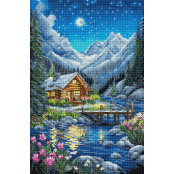 L9916 - Mėnulio naktis (Moonlit night) siuvinėjimo rinkinys Letistitch