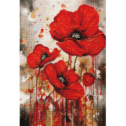 B7044 - Aguonų vibracija (The Vibration of Poppies) siuvinėjimo rinkinys Luca-S