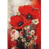 B7046 - Aguonų šokis (The Dance of The Poppies) siuvinėjimo rinkinys Luca-S