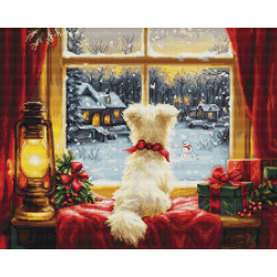 BU5076 - Laukiame snaigių (Waiting For The Snowflakes) siuvinėjimo rinkinys Luca-S
