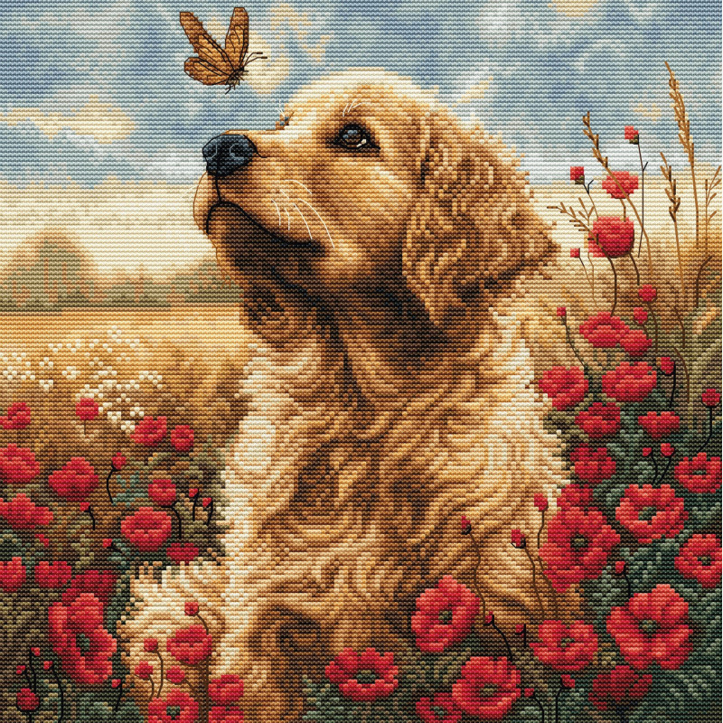 BU5073 - Susitikimas žydinčiame lauke (Meeting in the Flowering Field) siuvinėjimo rinkinys Luca-S BU5073 - Susitikimas žydinčiame lauke (Meeting in the Flowering Field) siuvinėjimo rinkinys Luca-S