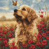 BU5073 - Susitikimas žydinčiame lauke (Meeting in the Flowering Field) siuvinėjimo rinkinys Luca-S