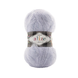 224 - perlų pilka Alize Mohair Classic