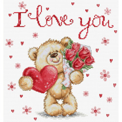 B1421 - Aš tave myliu (I Love You)  siuvinėjimo rinkinys Luca-S