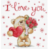 B1421 - Aš tave myliu (I Love You)  siuvinėjimo rinkinys Luca-S
