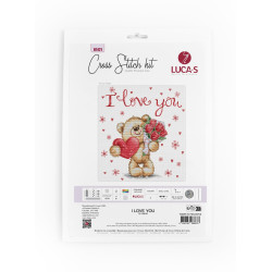 B1421 - Aš tave myliu (I Love You)  siuvinėjimo rinkinys Luca-S