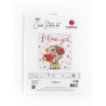 B1421 - Aš tave myliu (I Love You)  siuvinėjimo rinkinys Luca-S