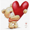 B1422 - Didelė širdis (Big Heart) siuvinėjimo rinkinys Luca-S