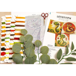 L9926 - Gyvatės (Snakes) siuvinėjimo rinkinys Letistitch