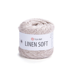 7304 - šviesi smėlio YarnArt Linen Soft