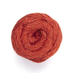 7310 - rūdžių ruda YarnArt Linen Soft