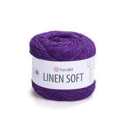 7324 - purpurinė YarnArt Linen Soft