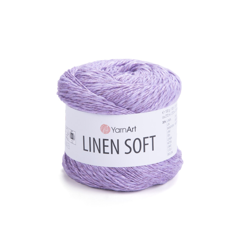7325 - alyvinė YarnArt Linen Soft 7325 - alyvinė YarnArt Linen Soft