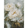 G715 - Pavasario šviesos bijūnai (The Light of Spring Peonies) siuvinėjimo rinkinys Luca-S