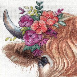 D70-35449 - Highland Cow siuvinėjimo rinkinys Dimensions