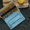 12 cm KnitPro Ginger Deluxe 31281 medinių prisukamų virbalų rinkinys