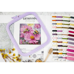 L9933 - Medaus žiedai (Honey Blooms) siuvinėjimo rinkinys Letistitch