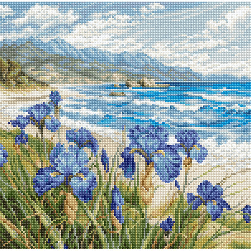 L9934 - Mėlyna harmonija (Blue Harmony) siuvinėjimo rinkinys Letistitch L9934 - Mėlyna harmonija (Blue Harmony) siuvinėjimo rinkinys Letistitch