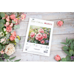 B717 - Rožių sodas (The Roses Garden) siuvinėjimo rinkinys Luca-S