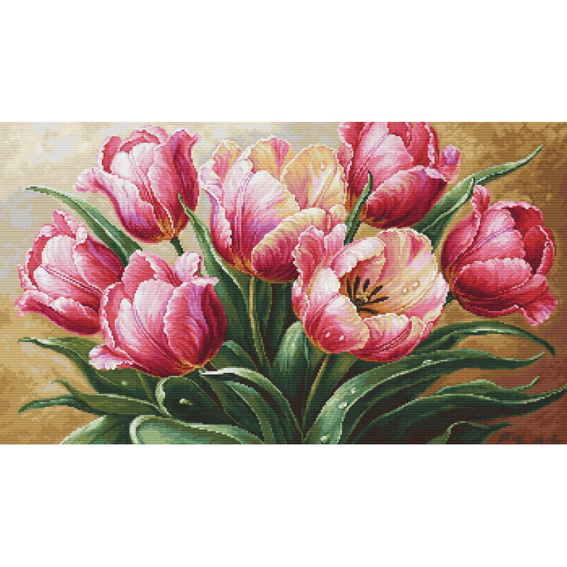 G718 - Grakščios tulpės (Graceful Tulips) siuvinėjimo rinkinys Luca-S G718 - Grakščios tulpės (Graceful Tulips) siuvinėjimo rinkinys Luca-S