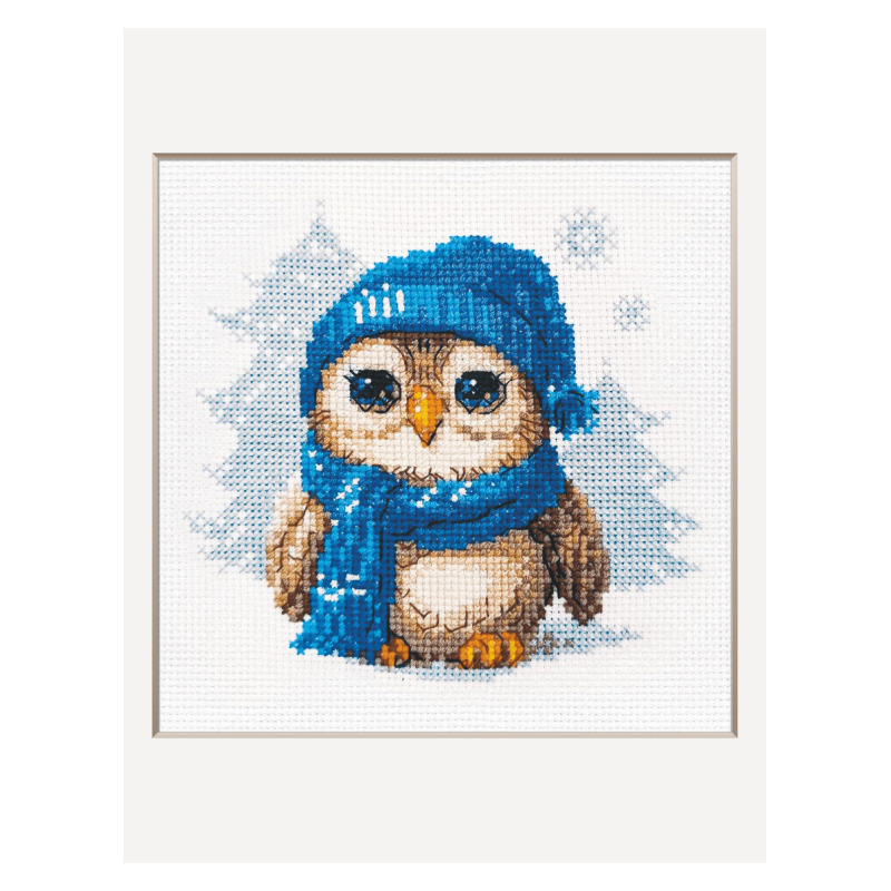 SRA 1019 - Aine kolekcija „Mieloji pelėda“ siuvinėjimo rinkinys Riolis