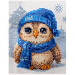 SRA 1019 - Aine kolekcija „Mieloji pelėda“ siuvinėjimo rinkinys Riolis