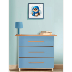 SRA 1019 - Aine kolekcija „Mieloji pelėda“ siuvinėjimo rinkinys Riolis