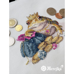 K280A - Auksinė rupūžė (Golden Toad) siuvinėjimo rinkinys Merejka