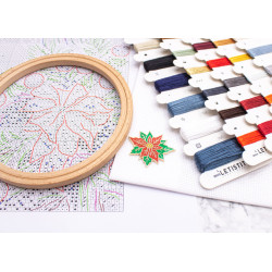 L9955 - Žiemos arklys (Winter Horse) siuvinėjimo rinkinys Letistitch