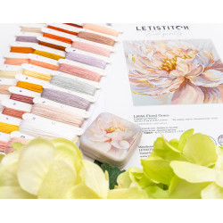 L9956 - Gėlių grakštumas (Floral Grace) siuvinėjimo rinkinys Letistitch