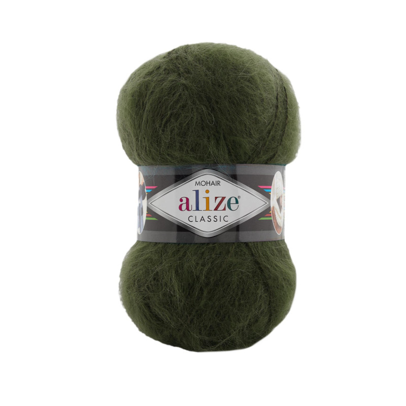 620 - chaki Alize Mohair Classic
