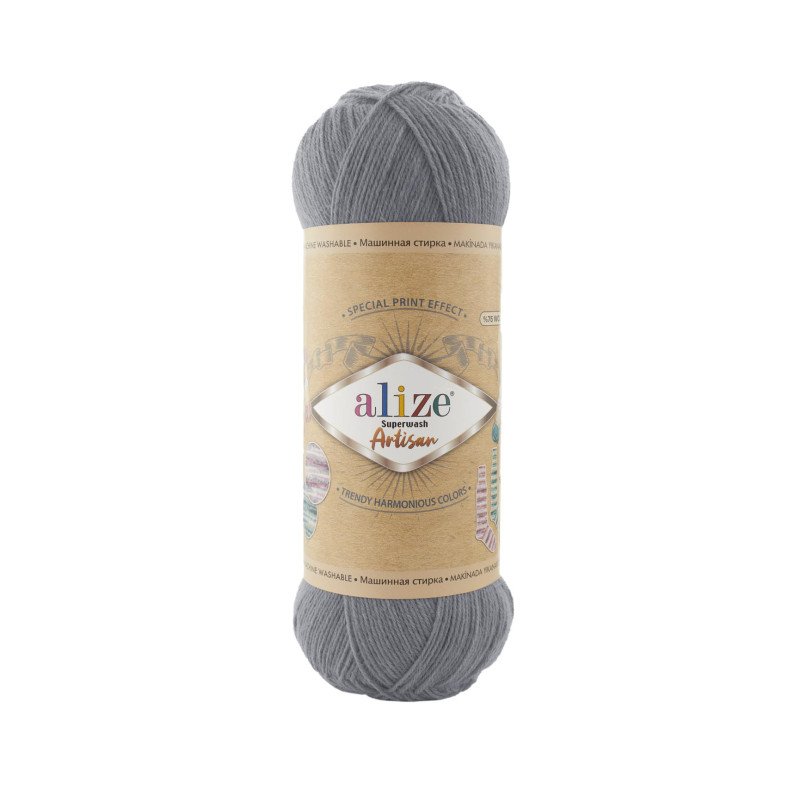 836 - pilka Alize Superwash Artisan
