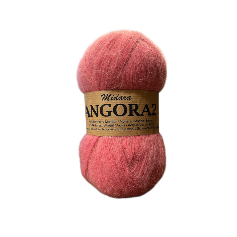 768 - ryški rožinė Midara Angora 2