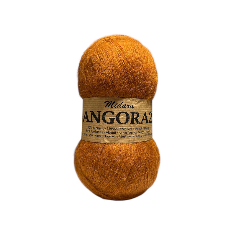 125 - tamsi oranžinė Midara Angora 2