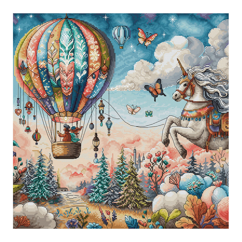 P138 - Sapnų pasaulis (The World of Dreams) siuvinėjimo rinkinys AVA Stitch