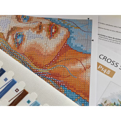 P148 - Sodo dama (The Lady of the Garden) siuvinėjimo rinkinys AVA Stitch