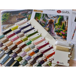 P110 - Gėlių kvapas (The Scent of Flowers) siuvinėjimo rinkinys AVA Stitch