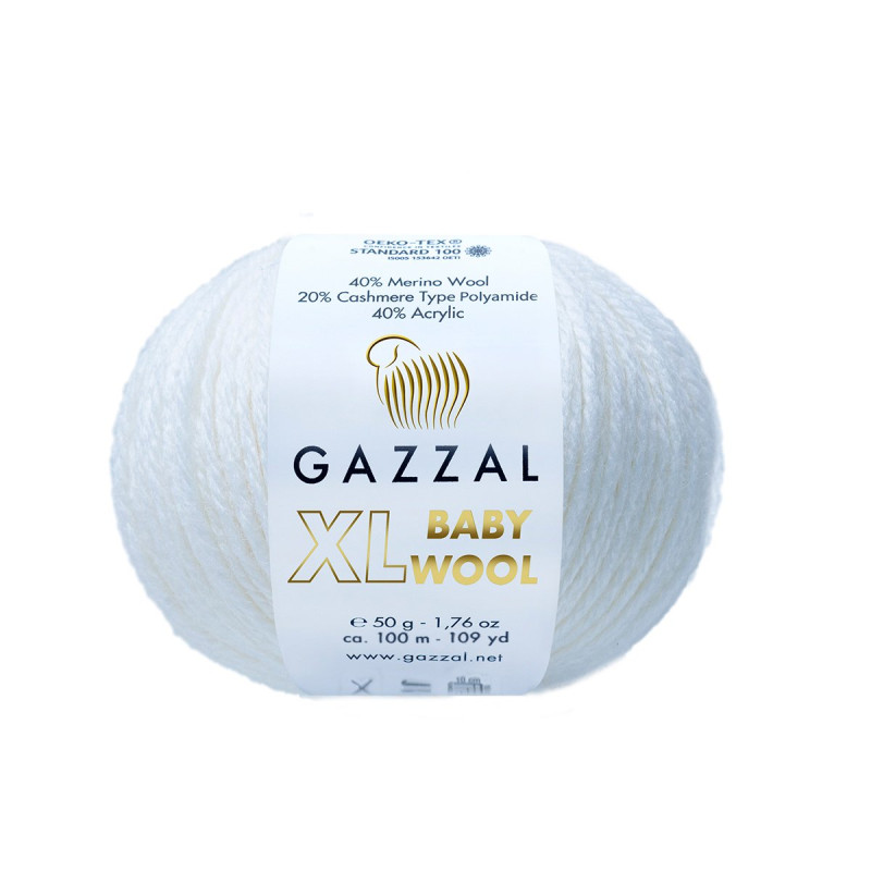 801 - balta Gazzal Baby Wool XL